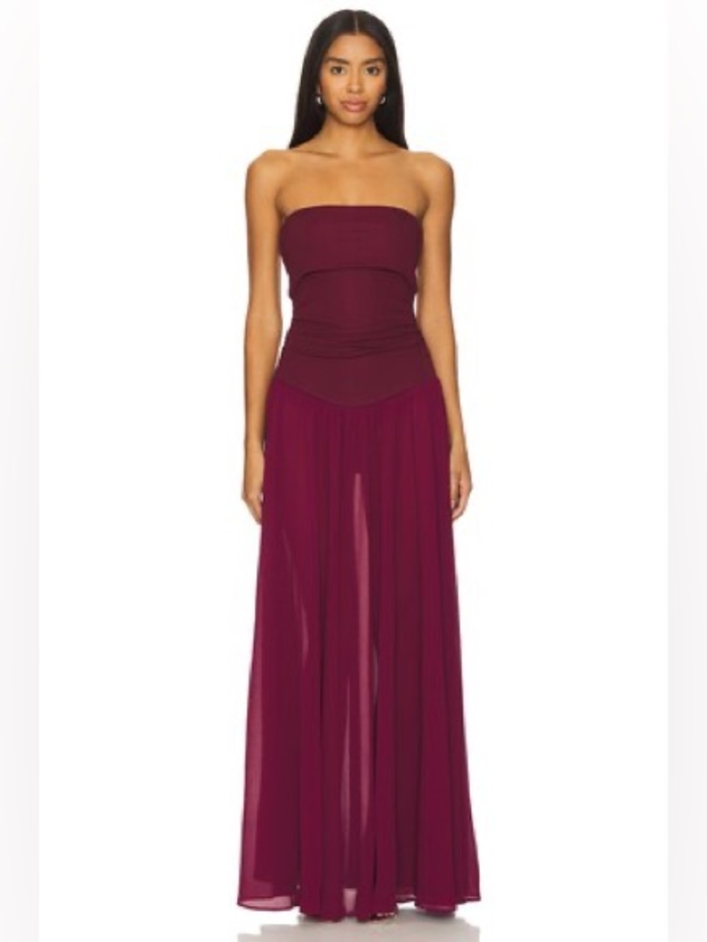 Camila Coelho 
Minji Maxi Dress in Maroon
